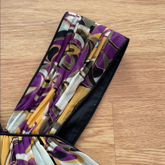 🔥Retro Pucci-Esque 100% silk top, Nancy Rose 8 - Picture 2 of 7